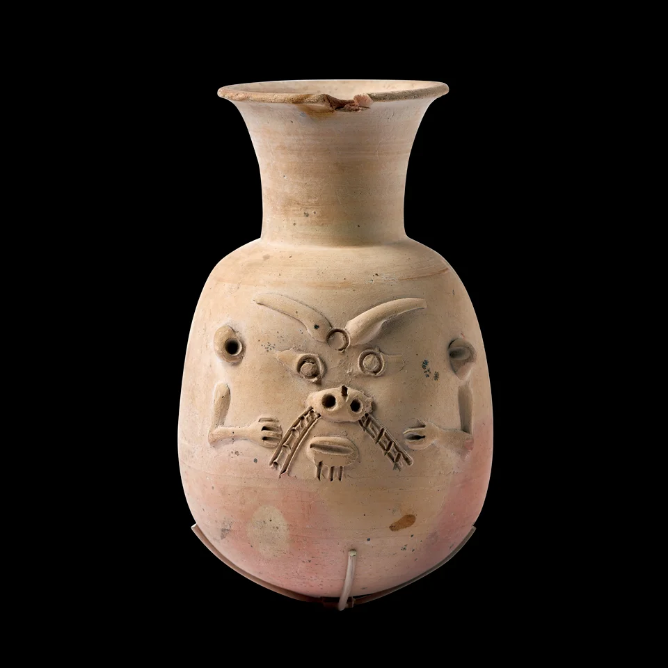 《ベス神の顔をかたどった壺》 前522 ~ 前332年 