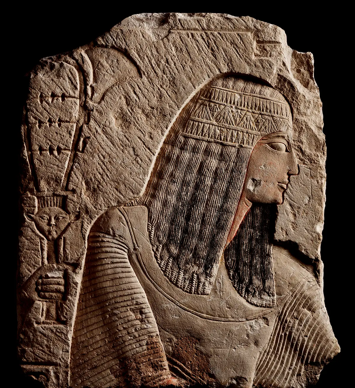 《貴族の男性のレリーフ》 前1292〜前1075年頃